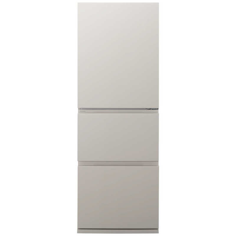 パナソニック Panasonic 冷蔵庫 326L 3ドア 左開き マットライトベージュ NR-C33JS2L-C(大型)