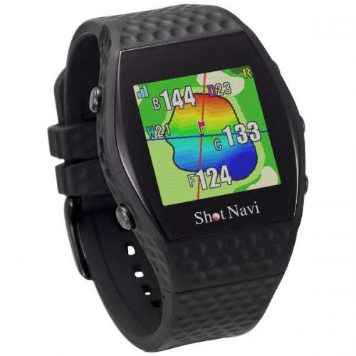 ShotNavi ショットナビ 腕時計型ゴルフ用GPSナビ INFINITY インフィニティ ブラック
