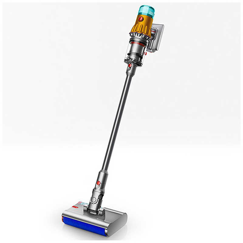 ダイソン　Dyson コードレススティッククリーナーDyson V12s Detect Slim Submarine(ダイソンV12sディテクトスリムサブマリン) サイクロン式 イエロー/アイアン/ニッケル SV46SU