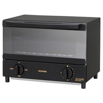 アイリスオーヤマ IRIS OHYAMA オーブントースター 2枚焼き KSOT-011-B