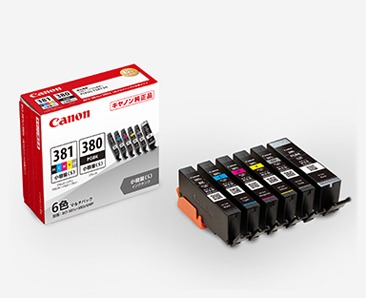 Canon 純正インクタンク 6色マルチパック 小容量 BCI-381S+380S/6MP キヤノン(キャノン)