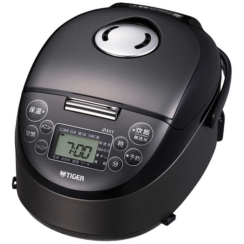 タイガー TIGER IH炊飯ジャー 3合炊き スチールブラック 炊きたて JPF-G055KL