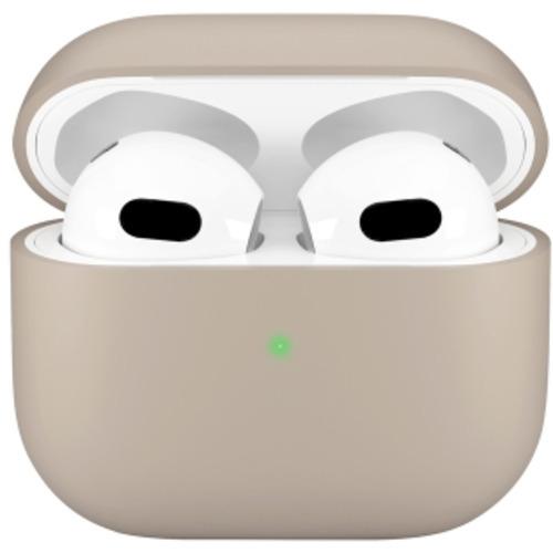 PGA AirPods 第3世代用 抗菌シリコンケース Premium Style ベージュ PG-AP3SL02BE