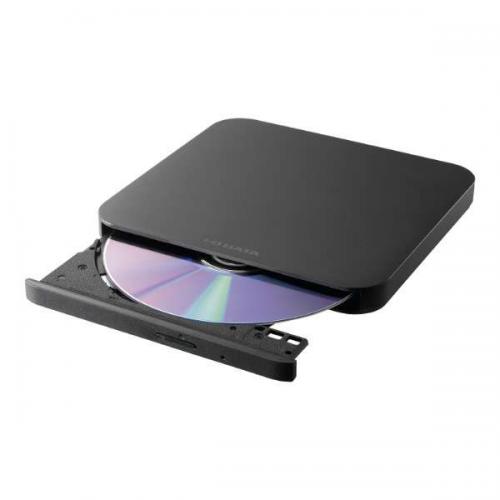 I-O DATA アイ・オー・データ ポータブルDVDドライブ ビデオ編集用 ブラック DVRP-US8ZH