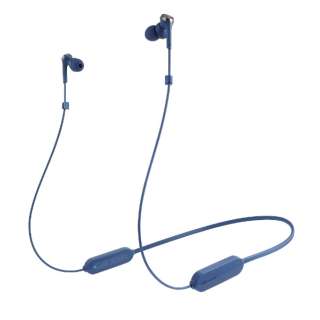オーディオテクニカ audio-technica ブルートゥースイヤホン カナル型ブルー ATH-CKS330XBT-BL リモコン・マイク対応 /ワイヤレス(左右コード) /Bluetooth