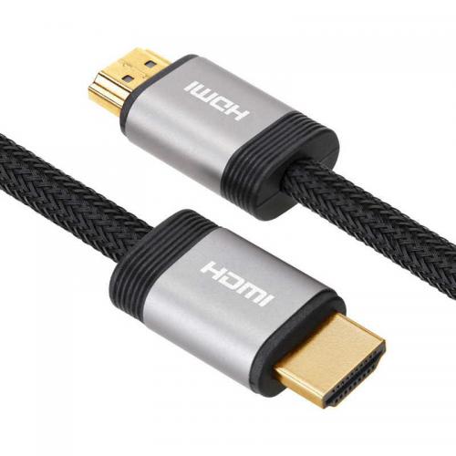 PGA PREMIUM HDMI メッシュケーブル 5.0m Premium Style ブラック PGHDME50M