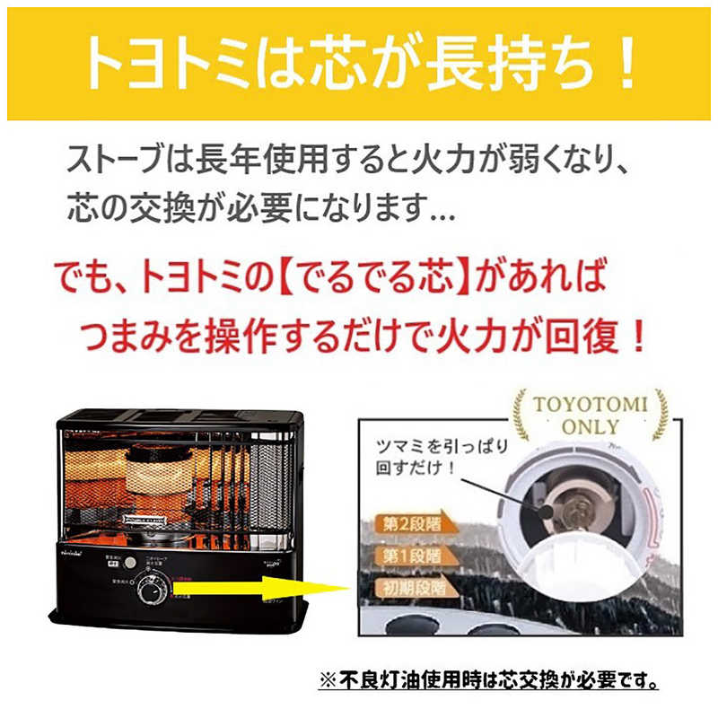 デンキチWeb / トヨトミ TOYOTOMI 石油ストーブ ダブルクリーン RC-W3624-B
