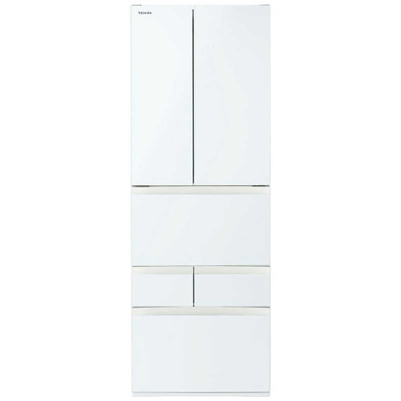 東芝 TOSHIBA 冷蔵庫 6ドア 462L フレンチドア VEGETA ベジータ FHシリーズ グランホワイト GR-Y460FK-EW (大型)