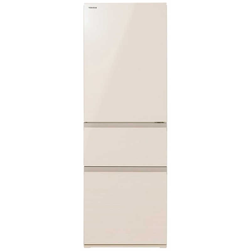 東芝 TOSHIBA 冷蔵庫 3ドア 356L 右開き VEGETA ベジータ SVシリーズ グレインアイボリー GR-Y36SV-UC (大型)