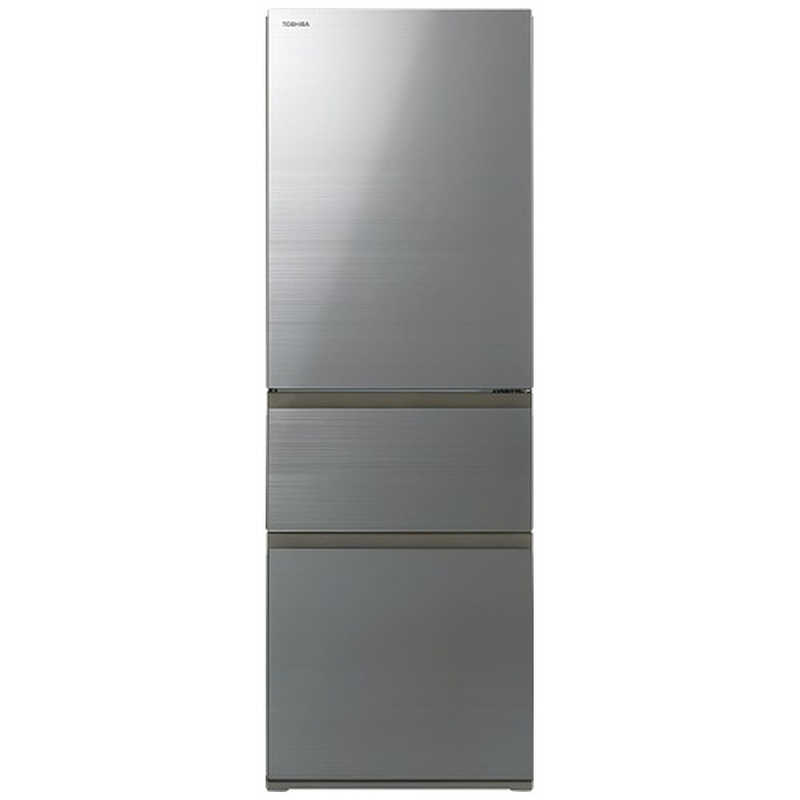 東芝 TOSHIBA 冷蔵庫 3ドア 356L 左開き VEGETA ベジータ SVシリーズアッシュグレージュ GR-Y36SVL-ZH (大型)