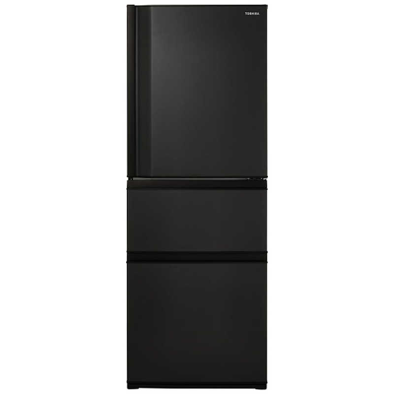 東芝 TOSHIBA 冷蔵庫 3ドア 326L 右開き VEGETA ベジータ SCシリーズ マットチャコール GR-Y33SC-KZ (大型)