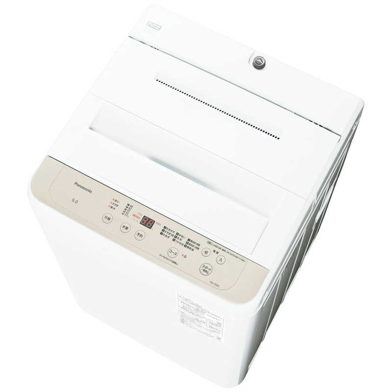パナソニック Panasonic 全自動洗濯機 洗濯6.0kg Fシリーズ ライトベージュ NA-F6B5-C