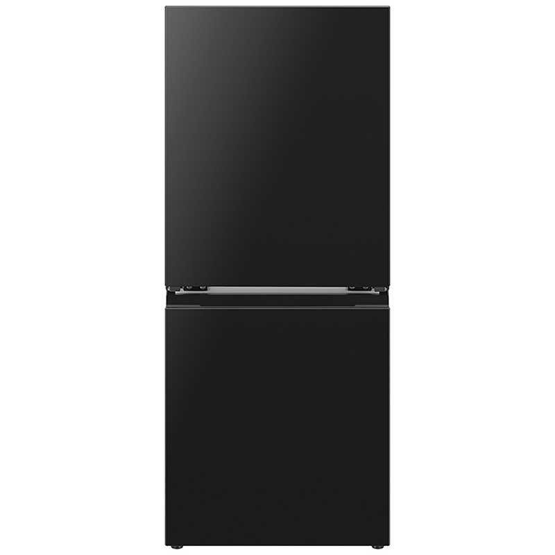 シャープ SHARP 冷蔵庫 2ドア 152L 付け替え左右開き メガフリーザー マットブラック SJ-TD15R-B