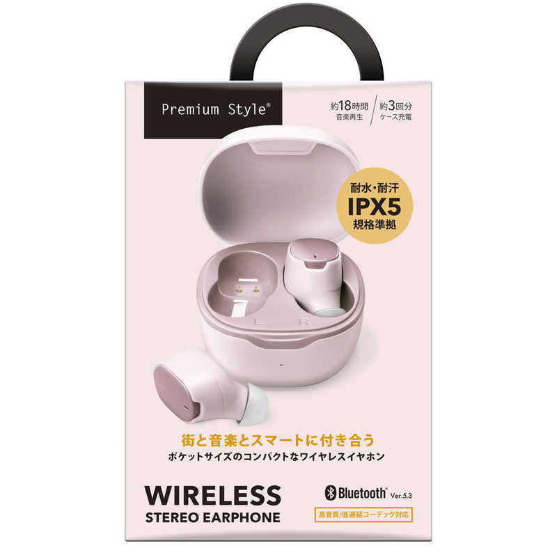 PGA 完全ワイヤレスイヤホン ピンク PG-BTE17TW4PK
