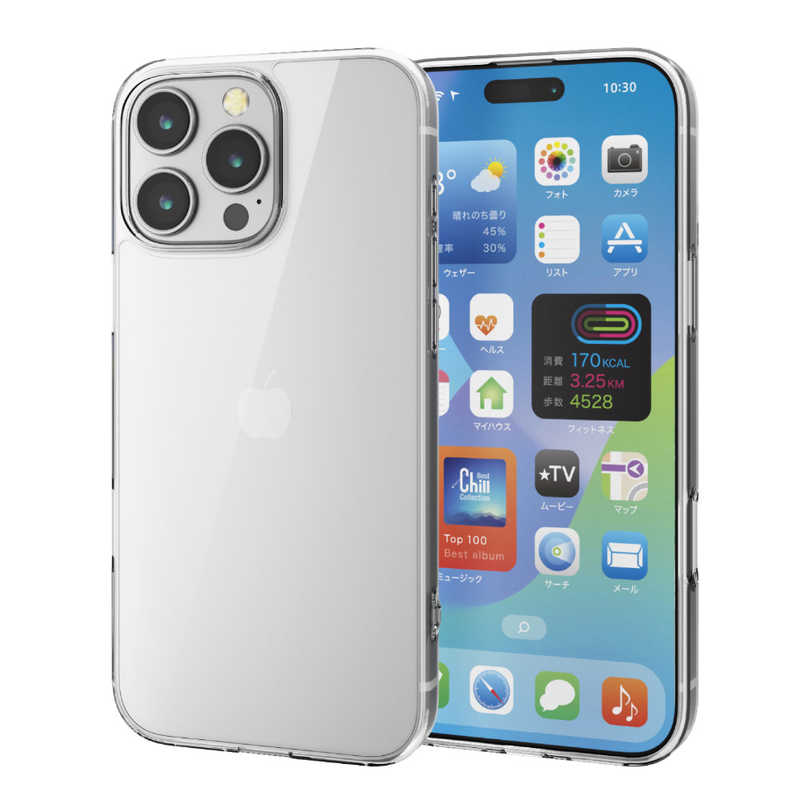 エレコム ELECOM iPhone 16 Pro Max(6.9インチ) ハイブリッドケース クリア PMA24DHVCKCR