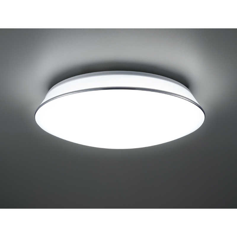 東芝 TOSHIBA LEDシーリングライト 8畳 調光調色 シルバートリム リモコン付属 NLEH08053E-LC