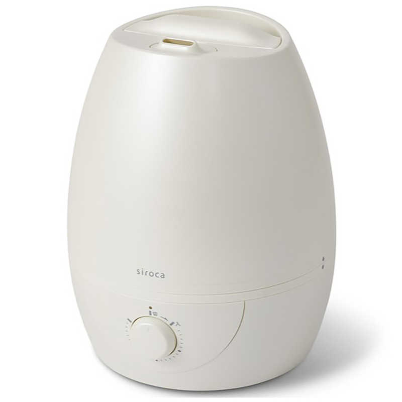SIROCA 加湿器 超音波式 木造6畳 鉄筋10畳 シルキーホワイト SD-C213W