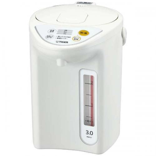 TIGER マイコン電動ポット 3.0L ホワイト PDR-G301-W タイガー