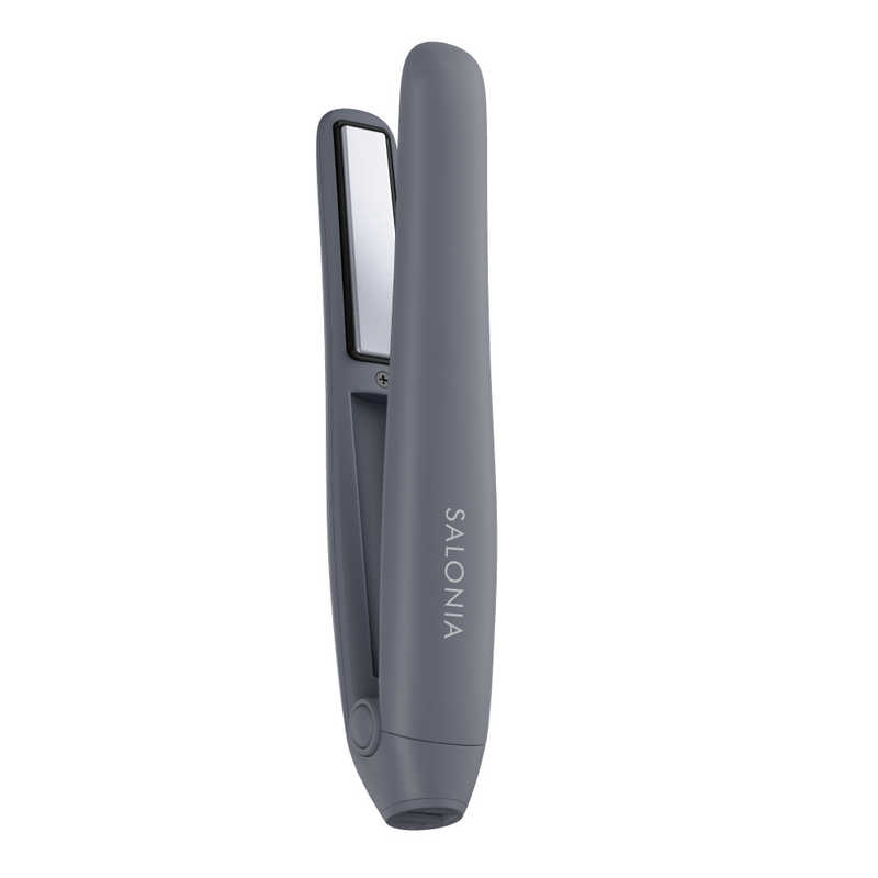 サロニア SALONIA コードレス ストレートヘアアイロン 12mm 140℃～180℃ 充電式(コードレス) ブルー KSAL25120BL