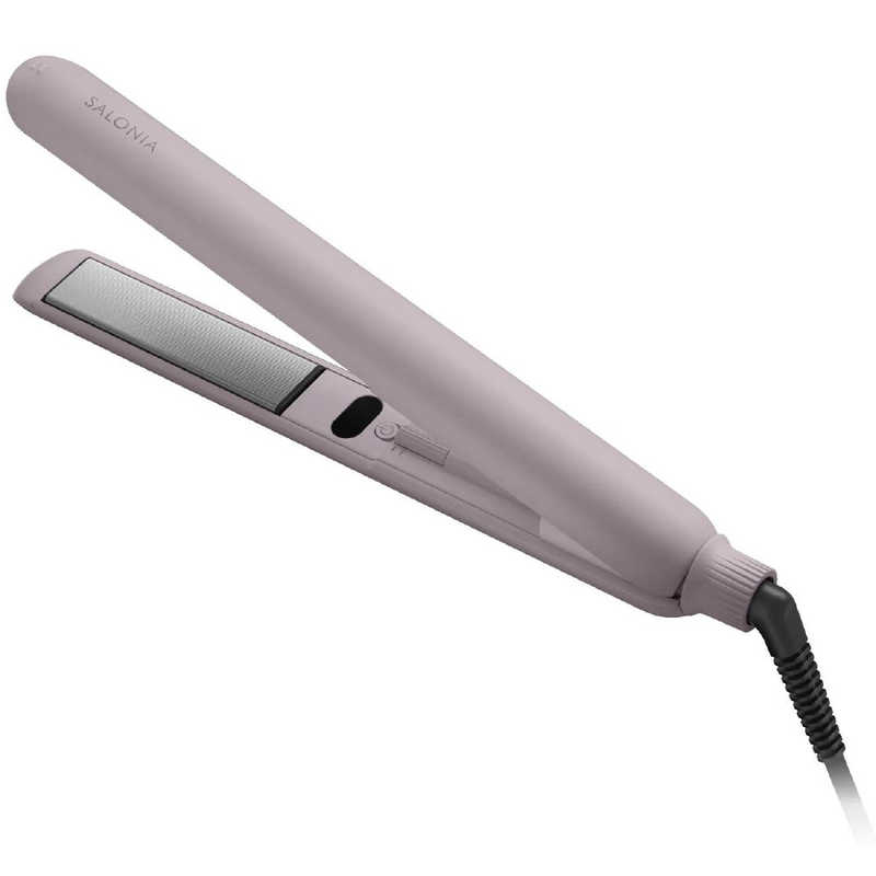 サロニア SALONIA ストレートアイロン スムースシャイン 24mm 80℃～210℃ 海外対応 交流(コード)式 ピンク SAL23105PK