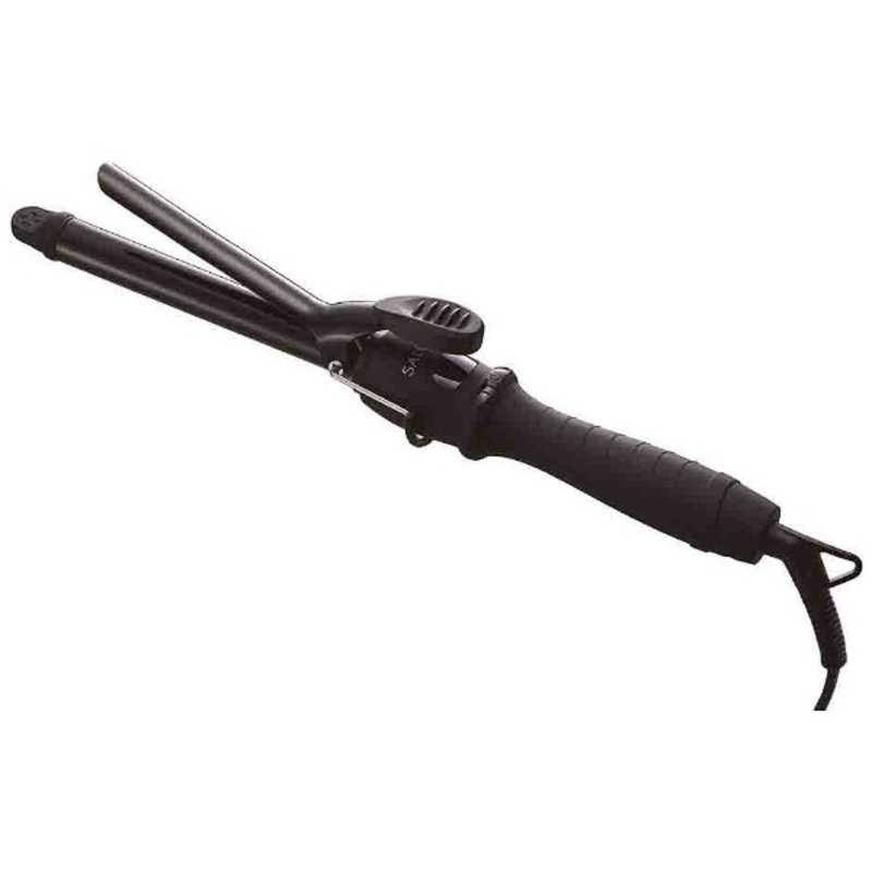 サロニア SALONIA セラミックカールアイロン 19mm 100℃～210℃ 海外対応 交流(コード)式 ブラック SL-008AB19