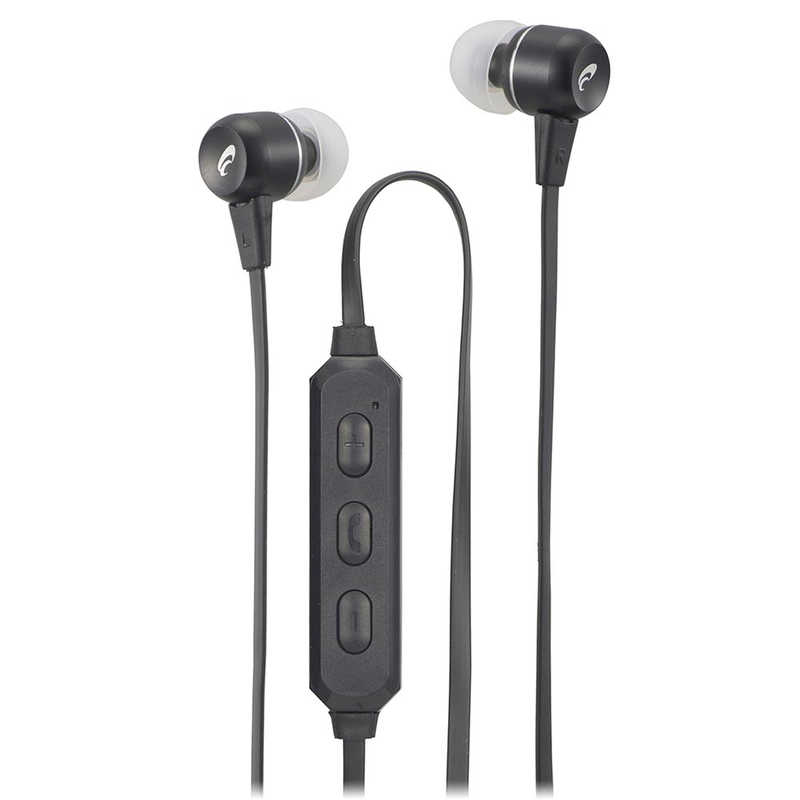 オーム電機 ワイヤレスステレオインナーホン AudioComm ワイヤレス(左右コード)  Bluetooth ブラック HP-W173N-K