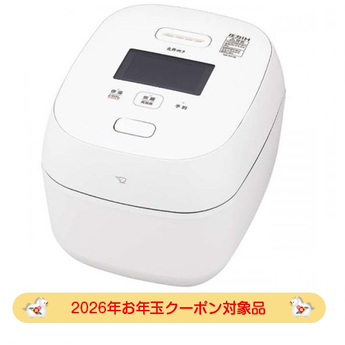 【2026年お年玉クーポン対象品】象印 ZOJIRUSHI 圧力IH炊飯ジャー 5.5合炊き 炎舞炊き 白 NX-AA10-WZ
