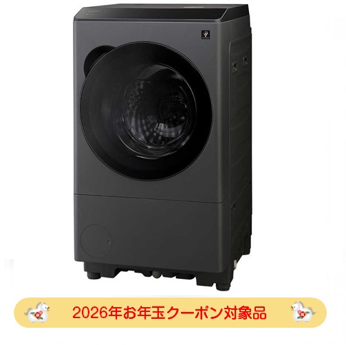 【2026年お年玉クーポン対象品】シャープ SHARP ドラム式洗濯乾燥機 洗濯12kg 乾燥6kg 右開き プラズマクラスター グレイングレー ES-12X1-HR(大型)