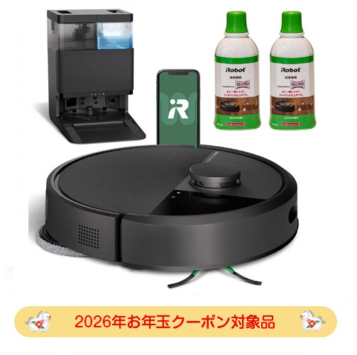 【2026年お年玉クーポン対象品】アイロボット iRobot ロボット掃除機  ルンバ Plus 406 Combo ［吸引＋拭くタイプ(水拭き)］G186060