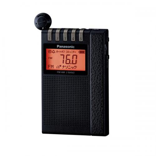 パナソニック Panasonic FM/AM 2バンドレシーバー ブラック RF-ND380R-K