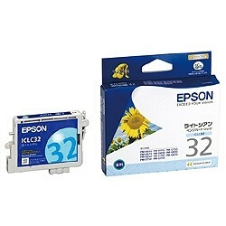 EPSON 純正インクカートリッジ ライトシアン ICLC32 エプソン