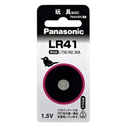 Panasonic アルカリボタン電池 LR41P パナソニック