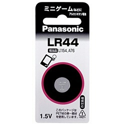 Panasonic アルカリボタン電池 LR44P パナソニック