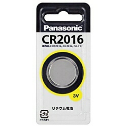 Panasonic コイン形リチウム電池 CR2016P パナソニック