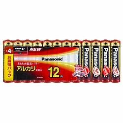 Panasonic アルカリ乾電池単4形12本パック LR03XJ/12SW パナソニック