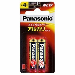 Panasonic アルカリ乾電池単4形2本パック LR03XJ/2B パナソニック