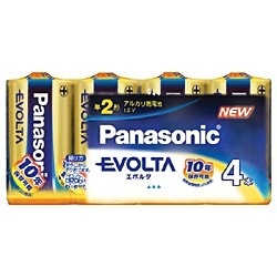 Panasonic 乾電池エボルタ単2形4本パック LR14EJ/4SW パナソニック