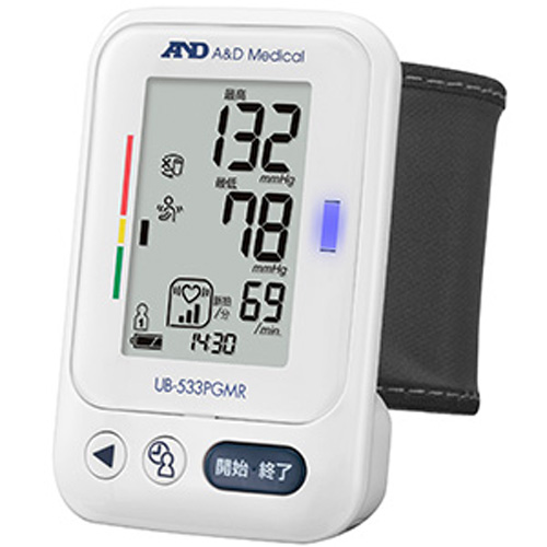A&D 手首式血圧計 UB-533PGMR エーアンドデイ