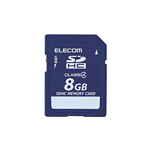 ELECOM Class4 SDHCメモリカード 8GB MFFSD008GC4R エレコム