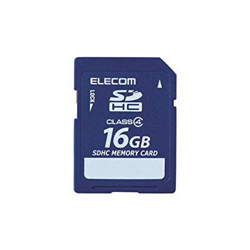 ELECOM Class4 SDHCメモリカード 16GB MFFSD016GC4R エレコム