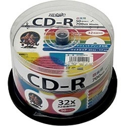 HI-DISC 音楽用CD-R 80分 32倍速対応 50枚入 HDCR80GMP50 ハイディスク
