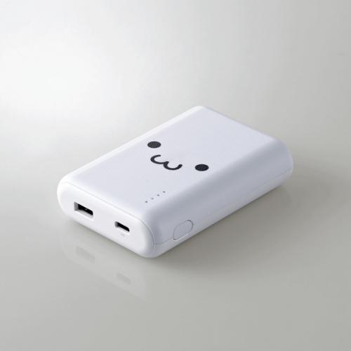 デンキチ公式通販サイト 埼玉県下ナンバーワン家電量販店 エレコム Elecom モバイルバッテリー 大容量 mah 急速充電 2 4a タイプc 対応 ニンテンドースイッチ対応 機内持込み可能 ホワイト しろちゃん De C16l wf