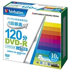 MITSUBISHIケミカルメディア 録画用DVD-R 片面1層 4.7GB 16倍速対応 10枚入 CPRM対応 VHR12JP10V1 三菱