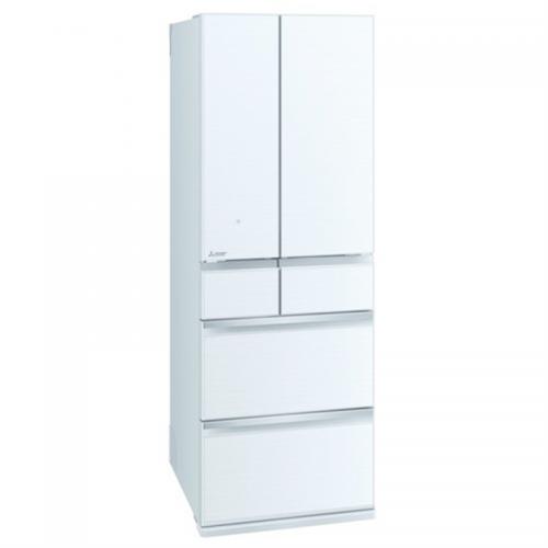 三菱 MITSUBISHI 冷蔵庫 547L フレンチドア 6ドア WZシリーズ クリスタルホワイト MR-WZ55H-W (大型配送対象商品 / 配達日・時間指定不可/ 沖縄および離島対応不可)