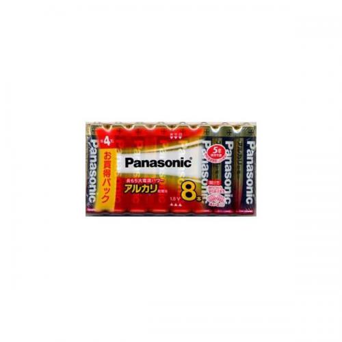 Panasonic アルカリ乾電池単4形8本パック LR03XJ/8SW パナソニック
