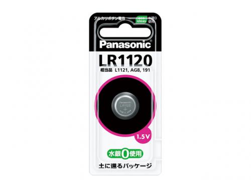 Panasonic アルカリボタン電池 LR1120P パナソニック