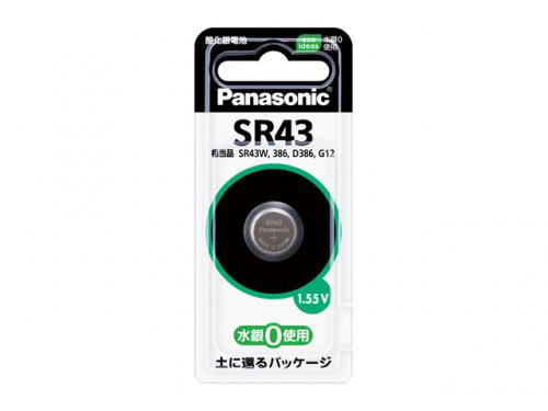 Panasonic 酸化銀電池 SR43P パナソニック