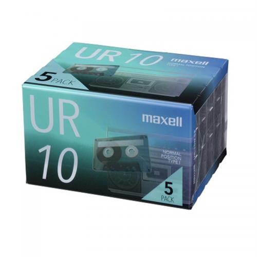 マクセル Maxell オーディオカセットテープ10分5巻パック UR-10N5P [10分 /5本 /ノーマルポジション]