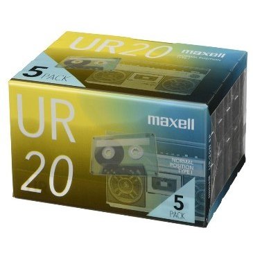 マクセル Maxell オーディオカセットテープ20分5巻パック UR-20N5P [5本 /20分 /ノーマルポジション]