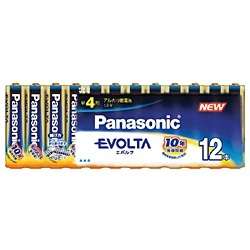 Panasonic 乾電池エボルタ単4形12本パック LR03EJ/12SW パナソニック